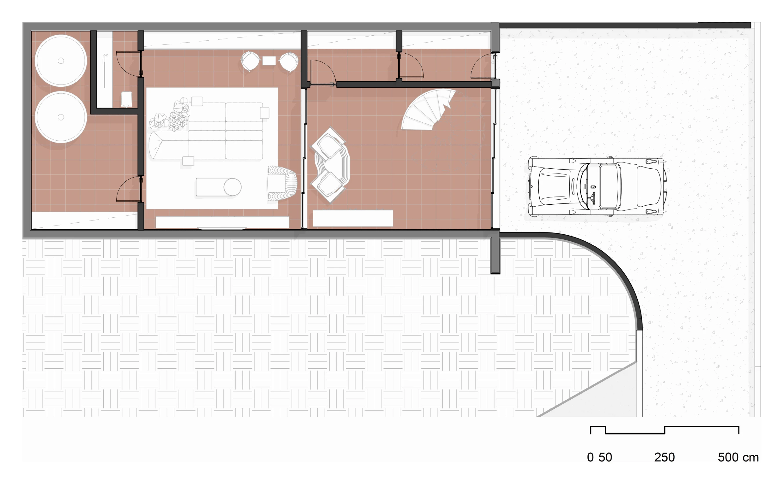 Subsolo da Casa Linea