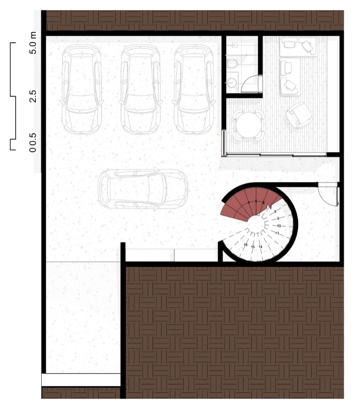 Subsolo da Casa Vermelha